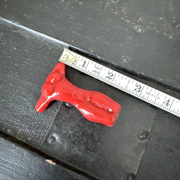 Red Goddess Torso Female Body Statue Minimalist Decor Figurine Small Sculpture - Picture 9 of 9